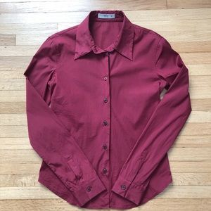 PRADA Fitted Silk Shirt - Like New!